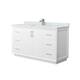Option White / Brushed Nickel Hardware