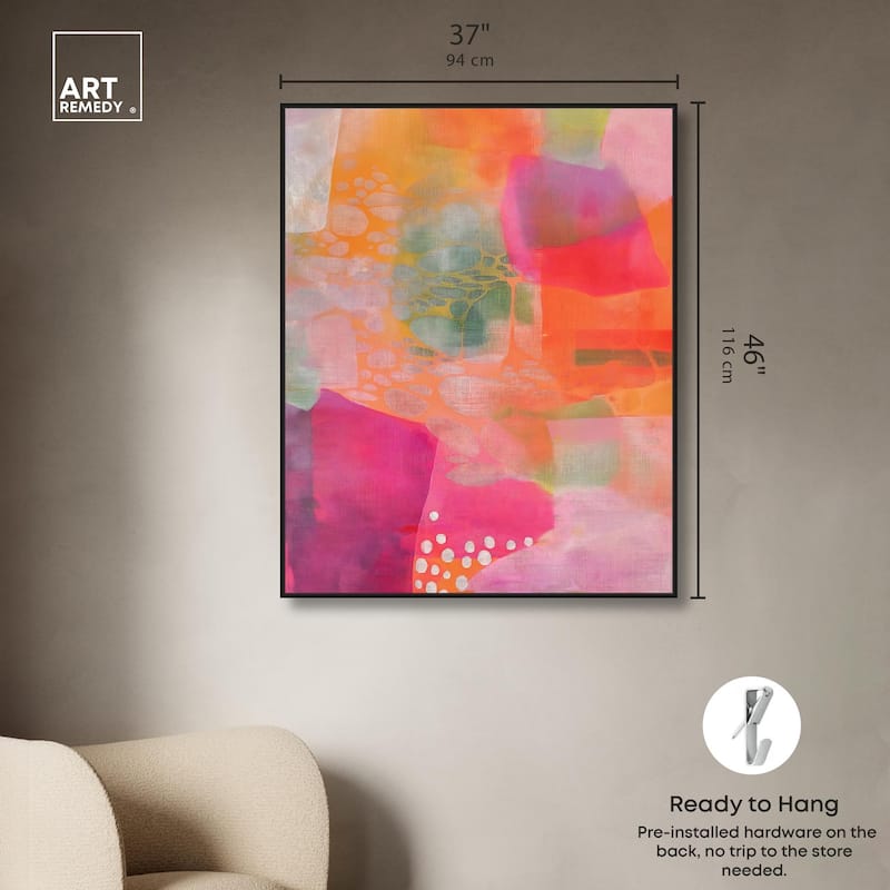 Garnet Gleam II Canvas by Art Remedy