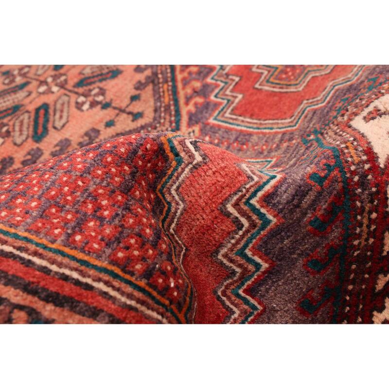 ECARPETGALLERY Hand-knotted Konya Anatolian Red Wool Rug - 3'7 x 11'6