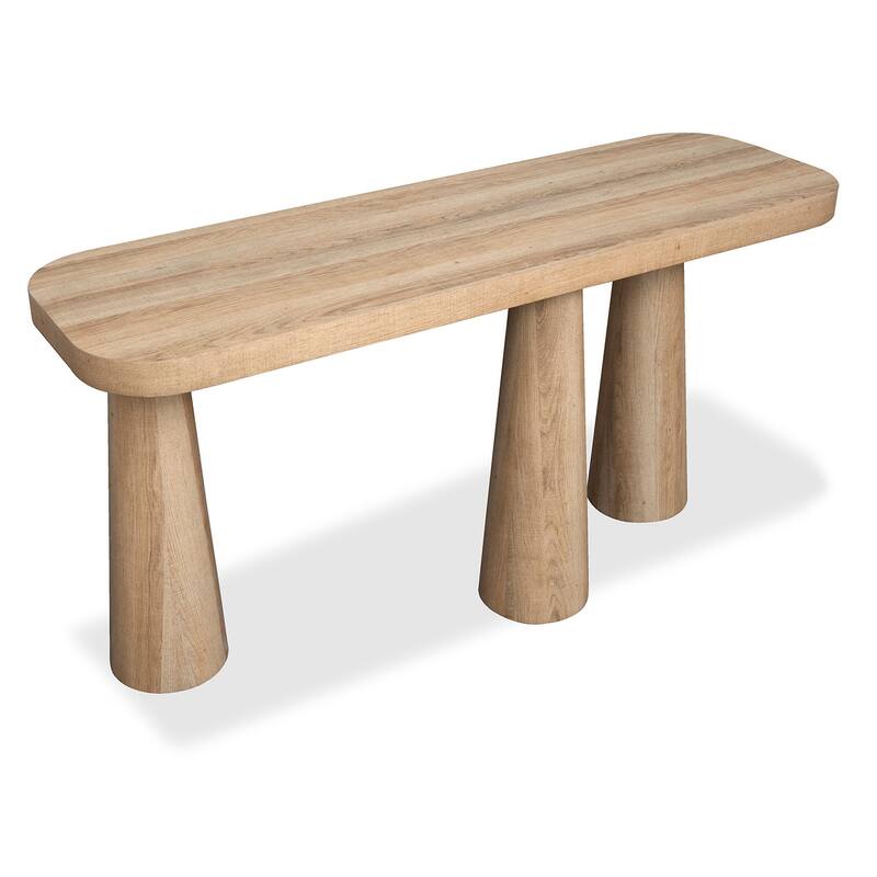 Magnussen Home Lanfer Peanut Rectangular Sofa Table - 54''W x 17''D x 28''H