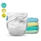 preview thumbnail 8 of 7, 5 Pack - Reusable Cloth Diapers One Size - One Size Tiffany / Butter / Sky Blue / Sage / White