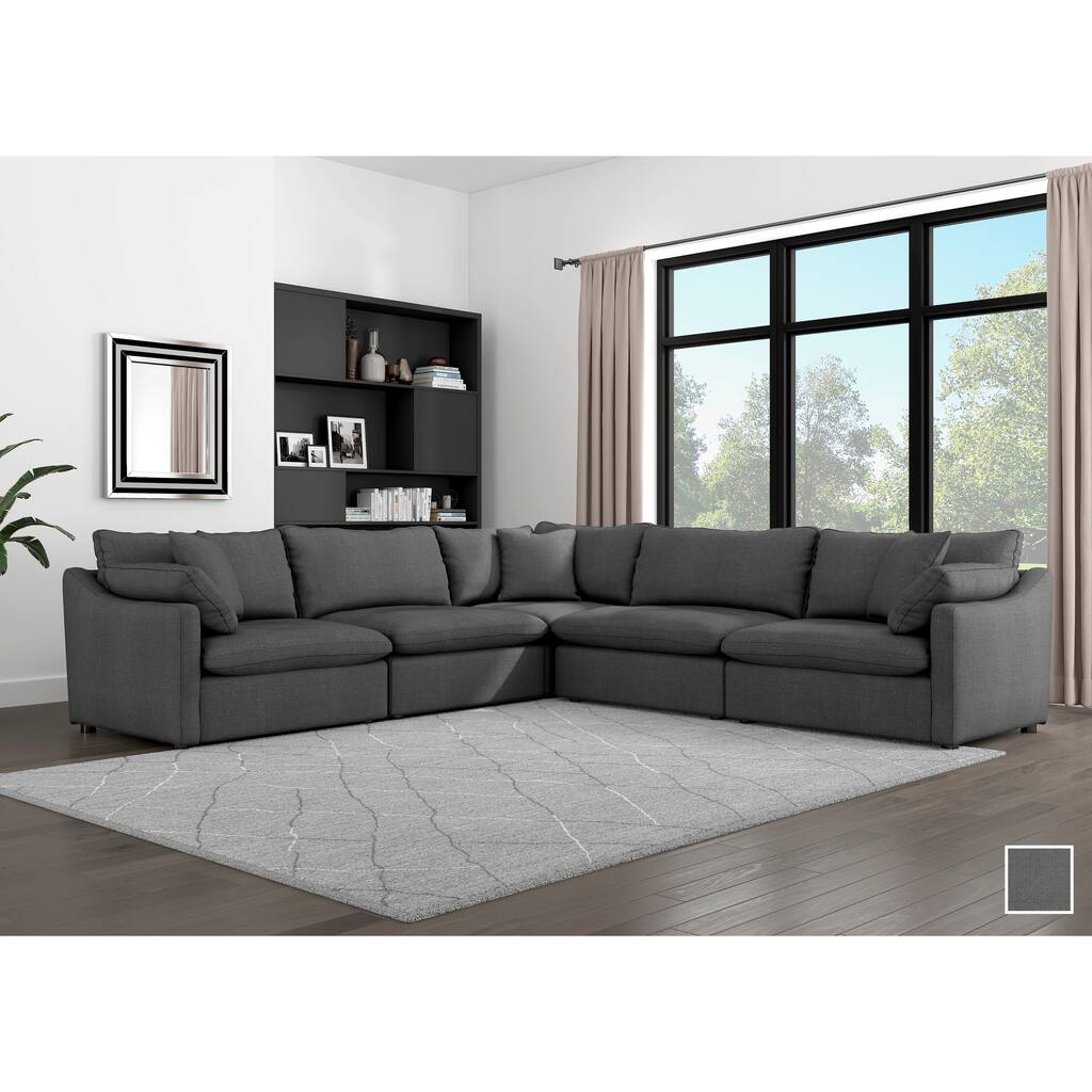 Freemont & Park Eleena 5-Piece Modular Sectional Sofa