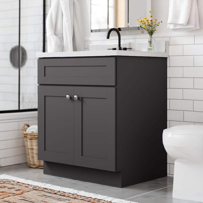 Design House 216002 Brookings 30" Single Free Standing Vanity Cabinet