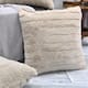 Serenta SuperMink Solid Color Throw Pillow Shell Cushion Cover Set