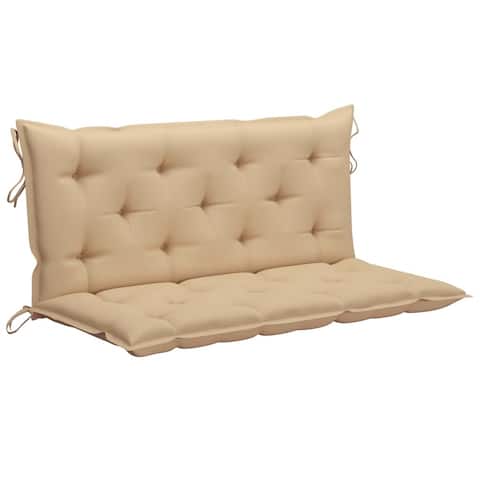 vidaXL Cushion for Swing Chair Beige 47.2" Fabric - 47.2" x 19.7"