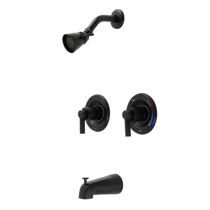 NuvoFusion Two-Handle Tub and Shower Faucet with Volume Control