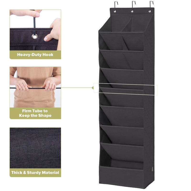 Over the Door Shoe Organizer with 10 Pockets