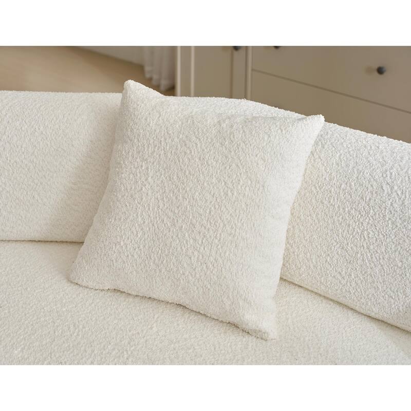 Modern Minimalist 140" L-Shape Couch