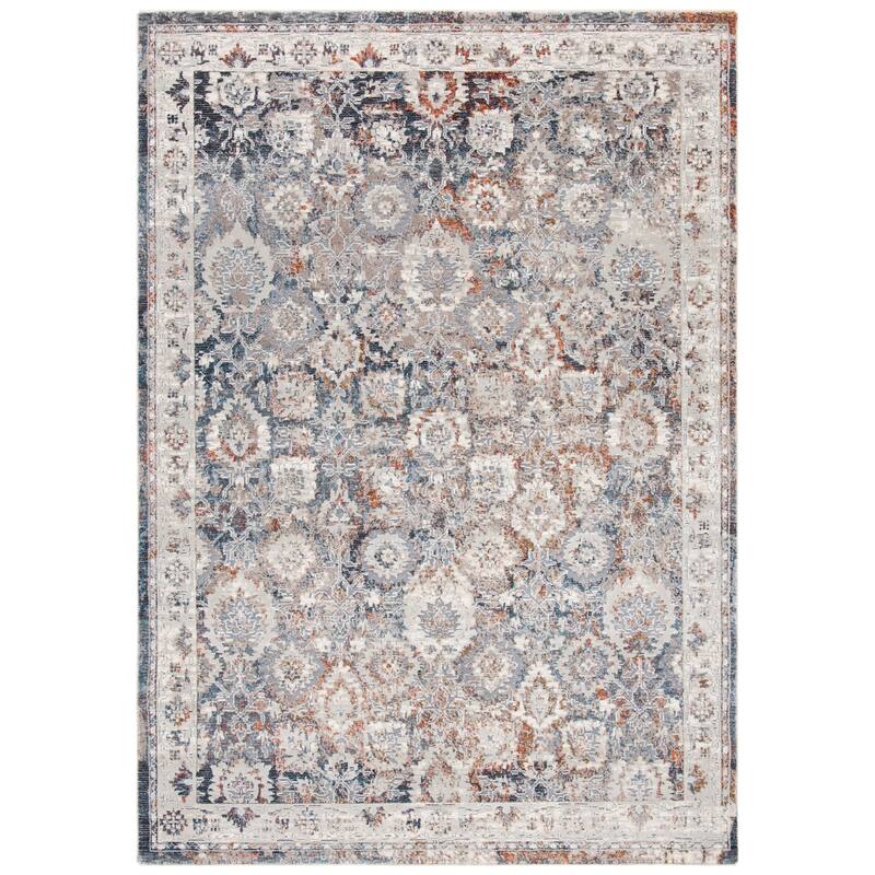 SAFAVIEH Limitee Evon Vintage Oriental Rug - 4' x 6' - Charcoal/Beige