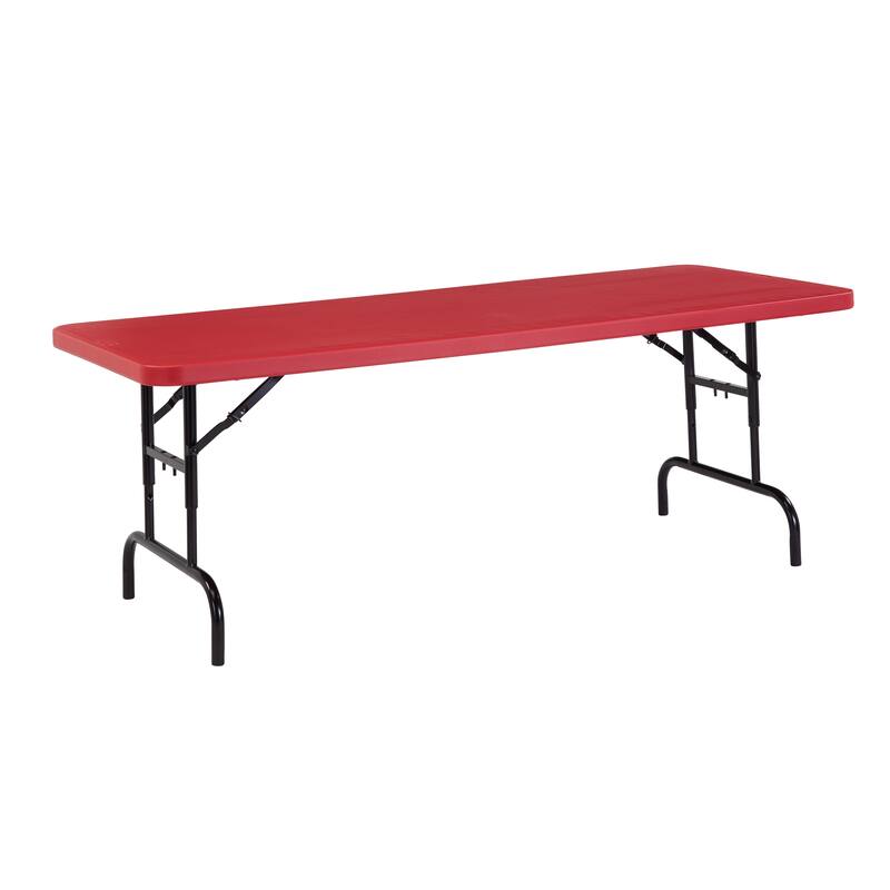 Hampden Furnishings Baldwin Collection 30 X 72 Height Adjustable Folding Table