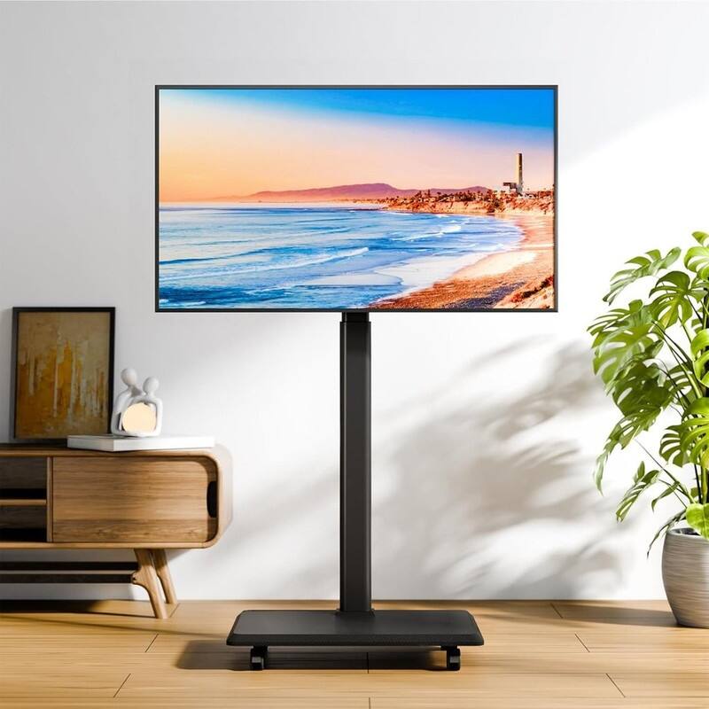 Mobile TV Cart Rolling TV Stand
