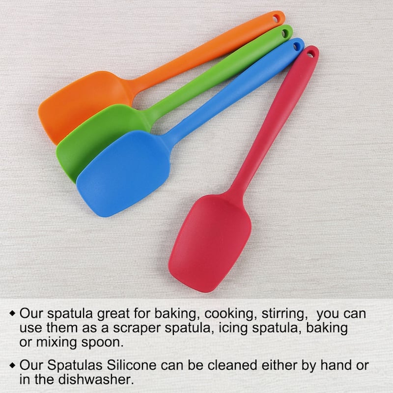 Silicone Spatula Heat Resistant Flipping Turner for Cooking Baking Blue