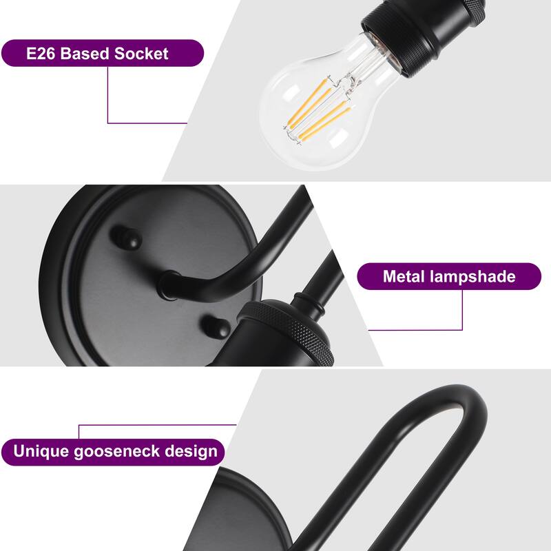 Modern 1-Light Bathroom Vanity Wall Sconce with Textured Glass Shade