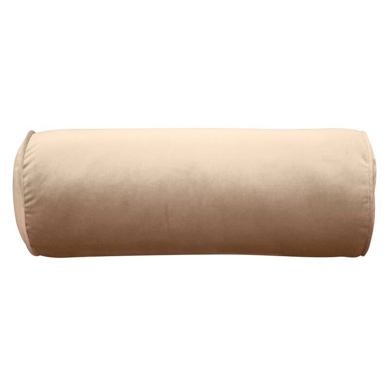 Edie At Home Luxe Velvet Neckroll Decorative Throw Pillow 7x18