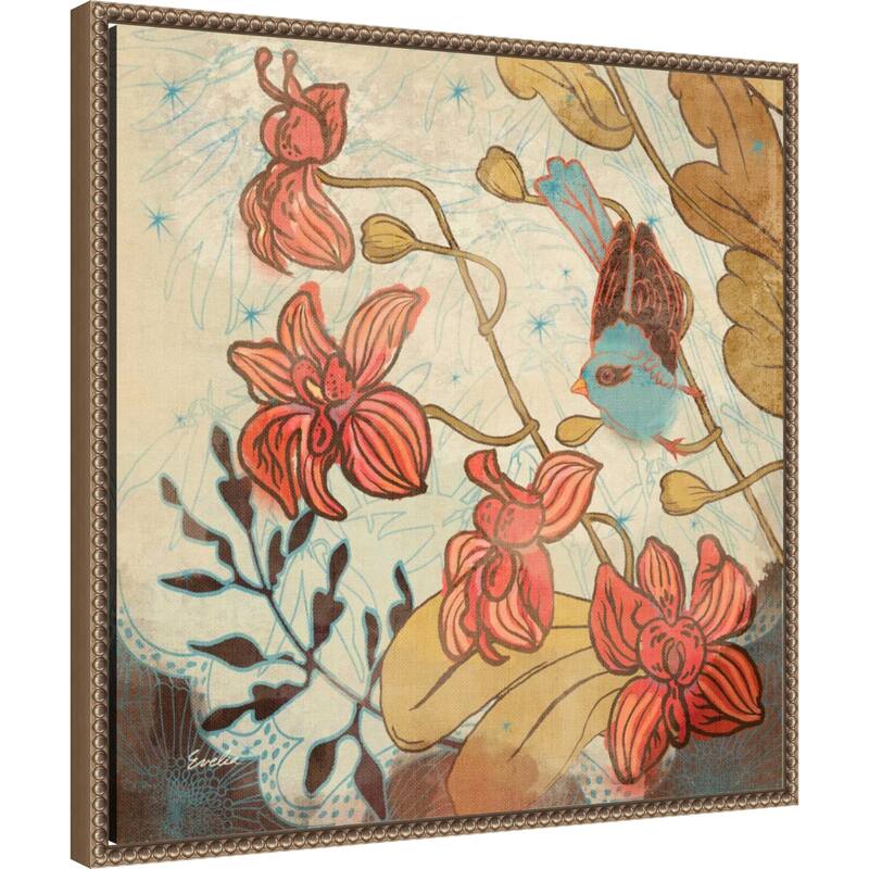 Spice and Whimsy No. 2 by Evelia Designs Framed Canvas Wall Art Print