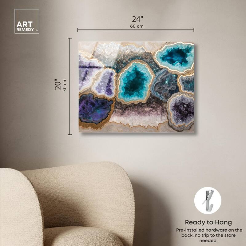 Mineral Multiverse Acrylic by Art Remedy, Ready to Hang