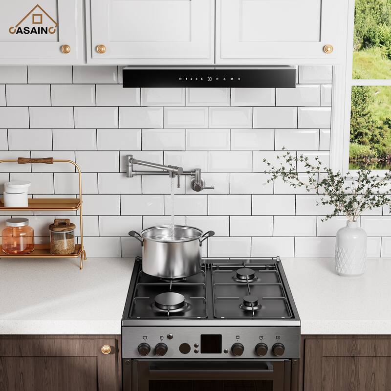 1.8 GPM Wall Mounted Foldable Kitchen Pot Filler
