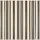SAFAVIEH Courtyard Charmaine Indoor/ Outdoor Waterproof Area Rug - 4' x 4' Square - Black/Bone