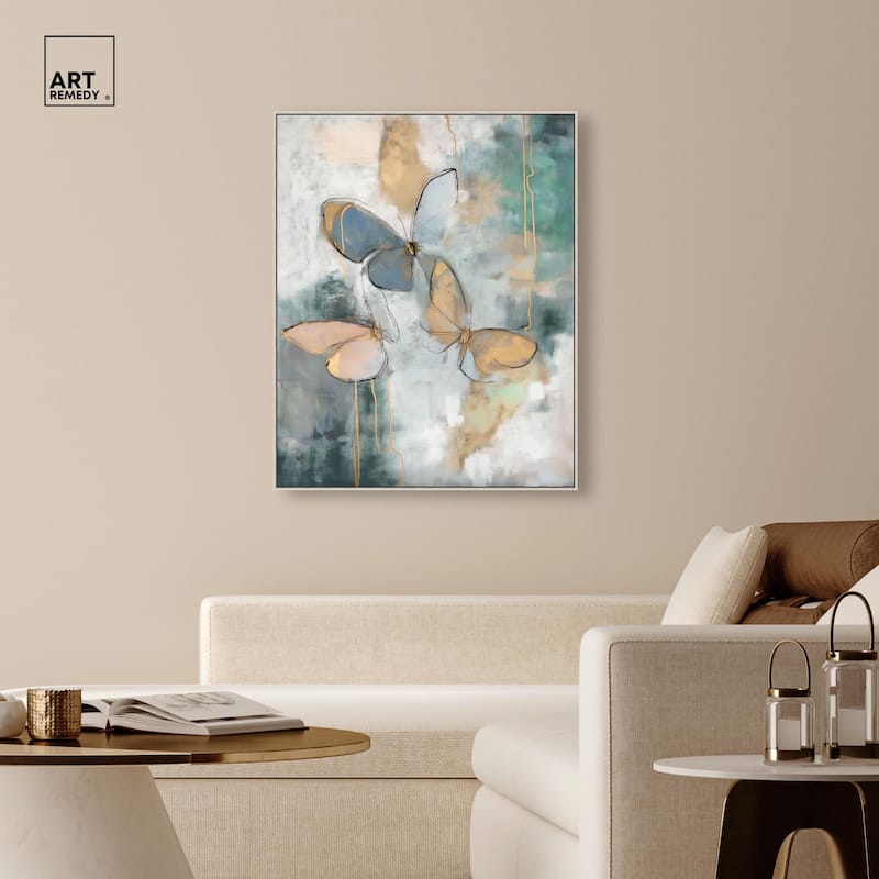 Butterflies Dream II Canvas by Art Remedy