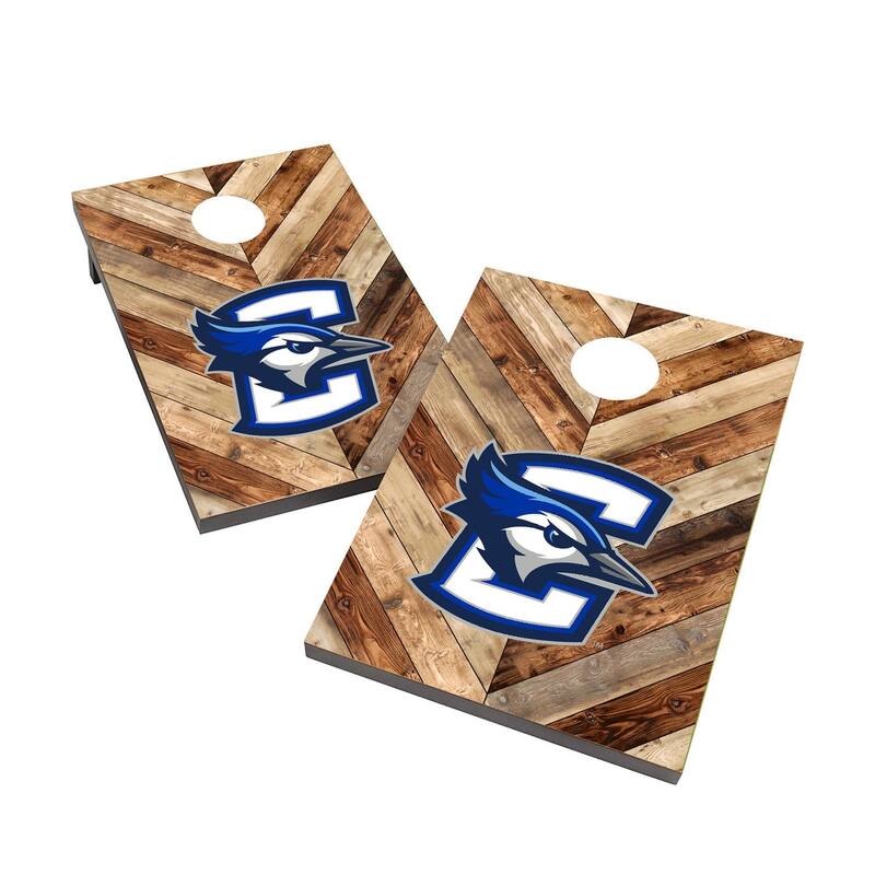 Creighton University Bluejays 2x4 Cornhole Boards - Include Case & Lights