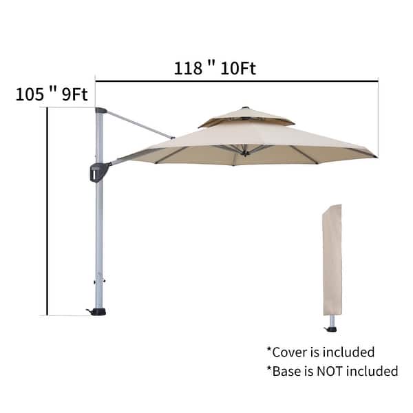 12w12 ft patio umbrella LAUSAINT HOME 12FT Deluxe Cantilever Umbrella Patio Cantilever Umbrell –  Lausaint Home