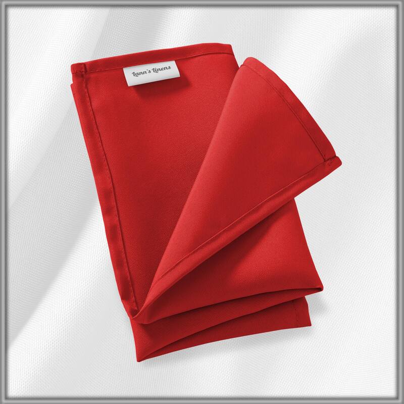 12 Pack 20 Inch Polyester Cloth Dinner Napkins for Party Restaurant