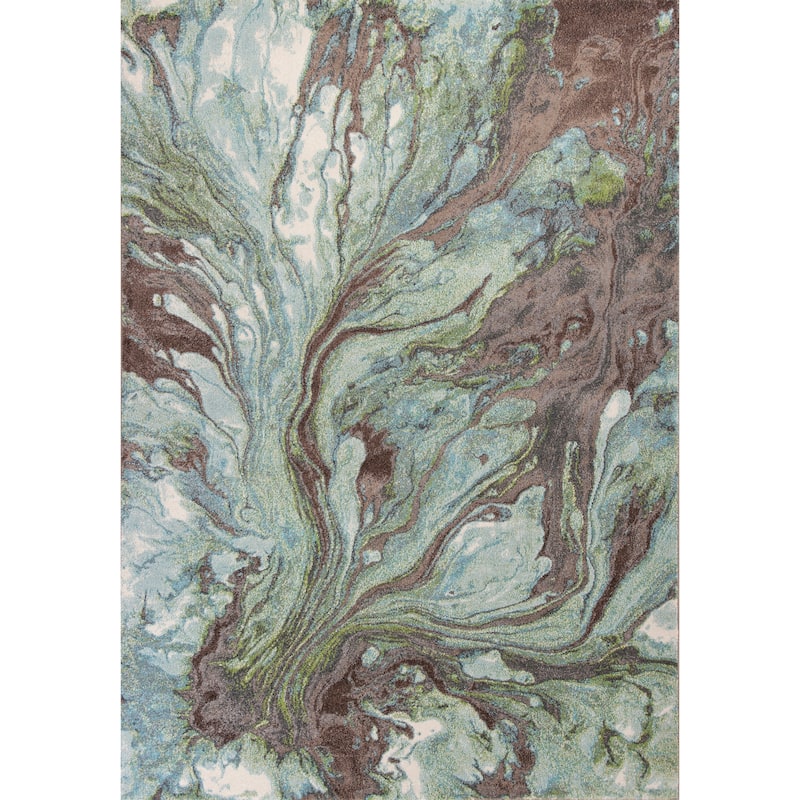 Domani Globe Modern Abstract Pattern Area Rug