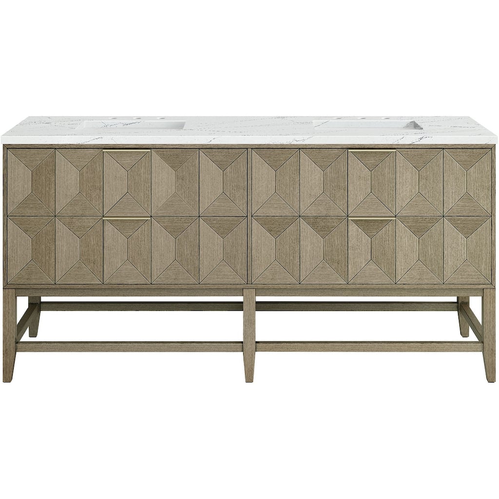 James Martin Vanities D100-V72-FENC Emmeline 72" Free Standing Double