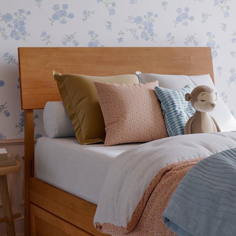 Norla Wood Platform Bed with Trundle