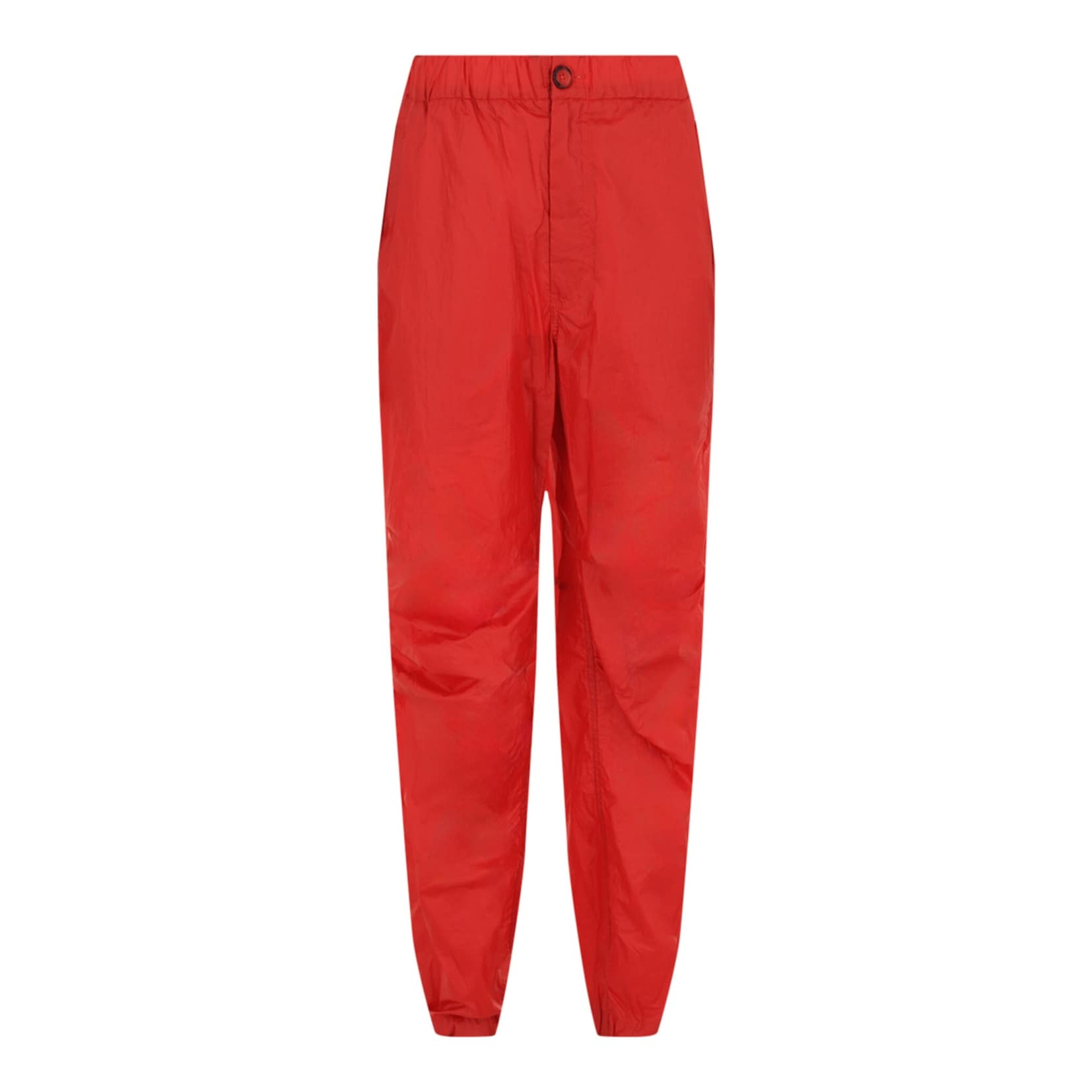 Ferragamo Coated Drawstring Straight-Leg Pants