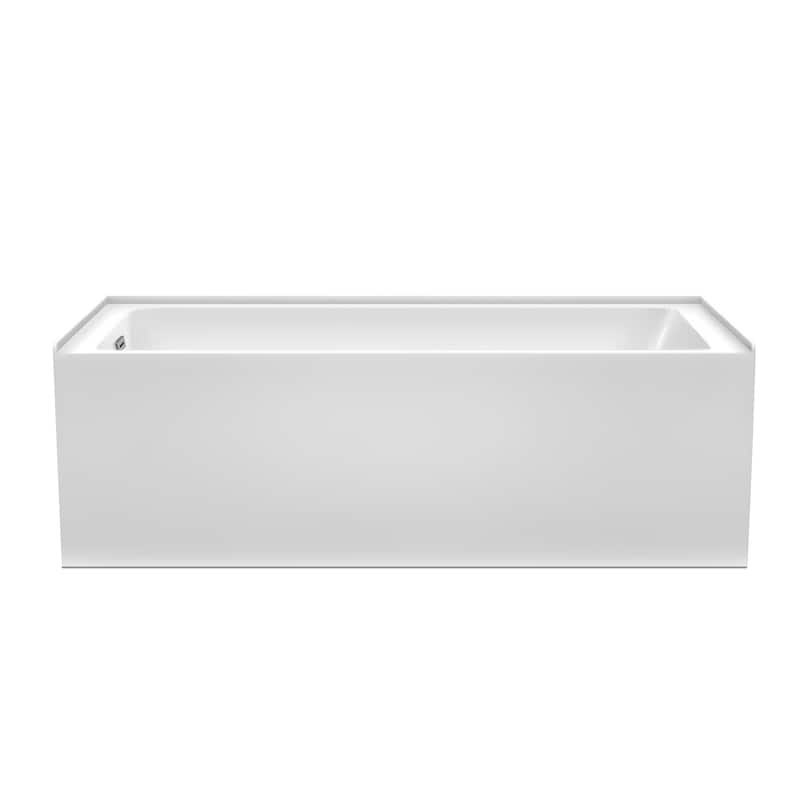Grayley 66-Inch x 30-Inch Alcove Bathtub in White with Options