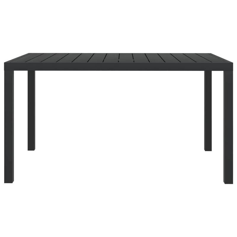 vidaXL Patio Dining Set with Cushions Poly Rattan