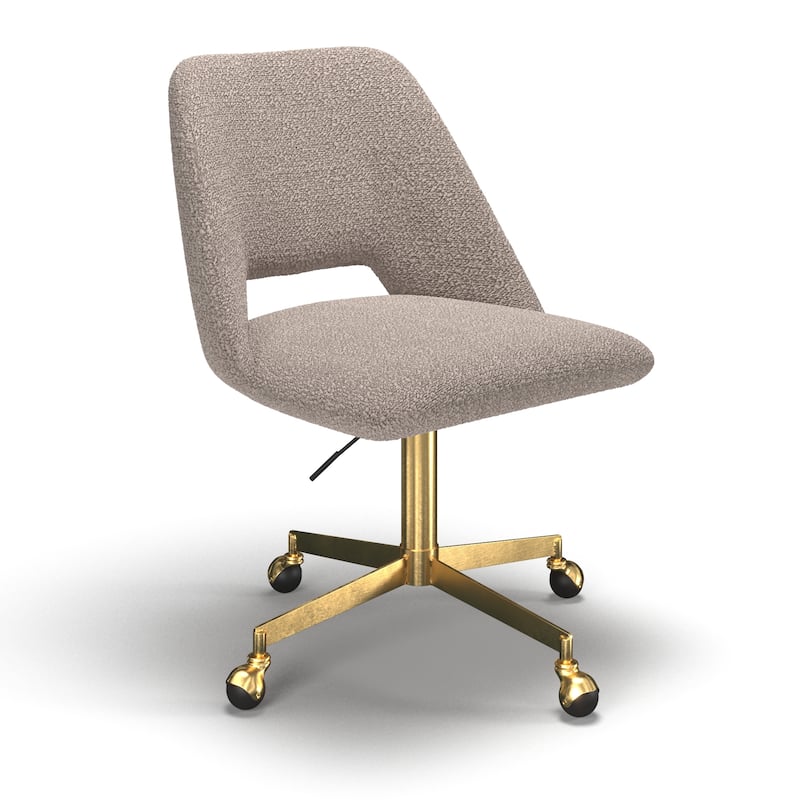 Shelby Boucle Rolling Chair