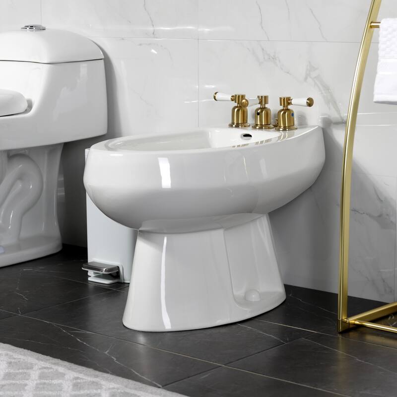 Kingston Brass Paris Three-Handle Bidet Faucet