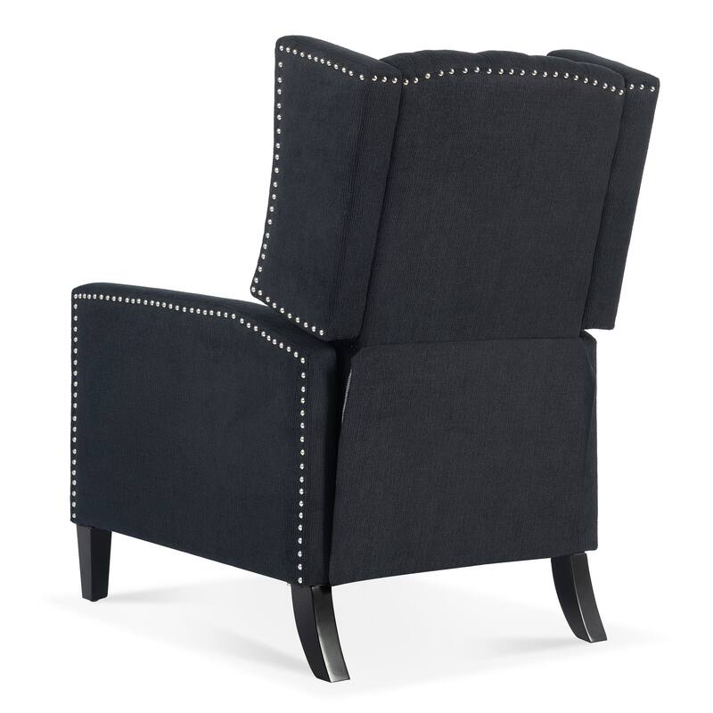 Christopher Knight Home Upholstered Wing Back Push Recliner Chair