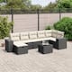 Option Black and cream 8 Piece Set With table