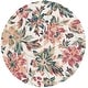 preview thumbnail 21 of 62, SAFAVIEH Handmade Blossom Ragnhild French Country Floral Wool Rug 6' Round - Ivory/Plum