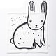preview thumbnail 1 of 3, Wee Gallery Snuggle Blanket - Bunny