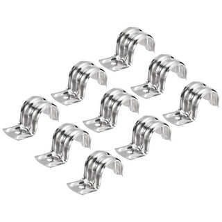 25Pcs Rigid Pipe Straps One Hole Straps Stainless Steel Pipe Clamp ...