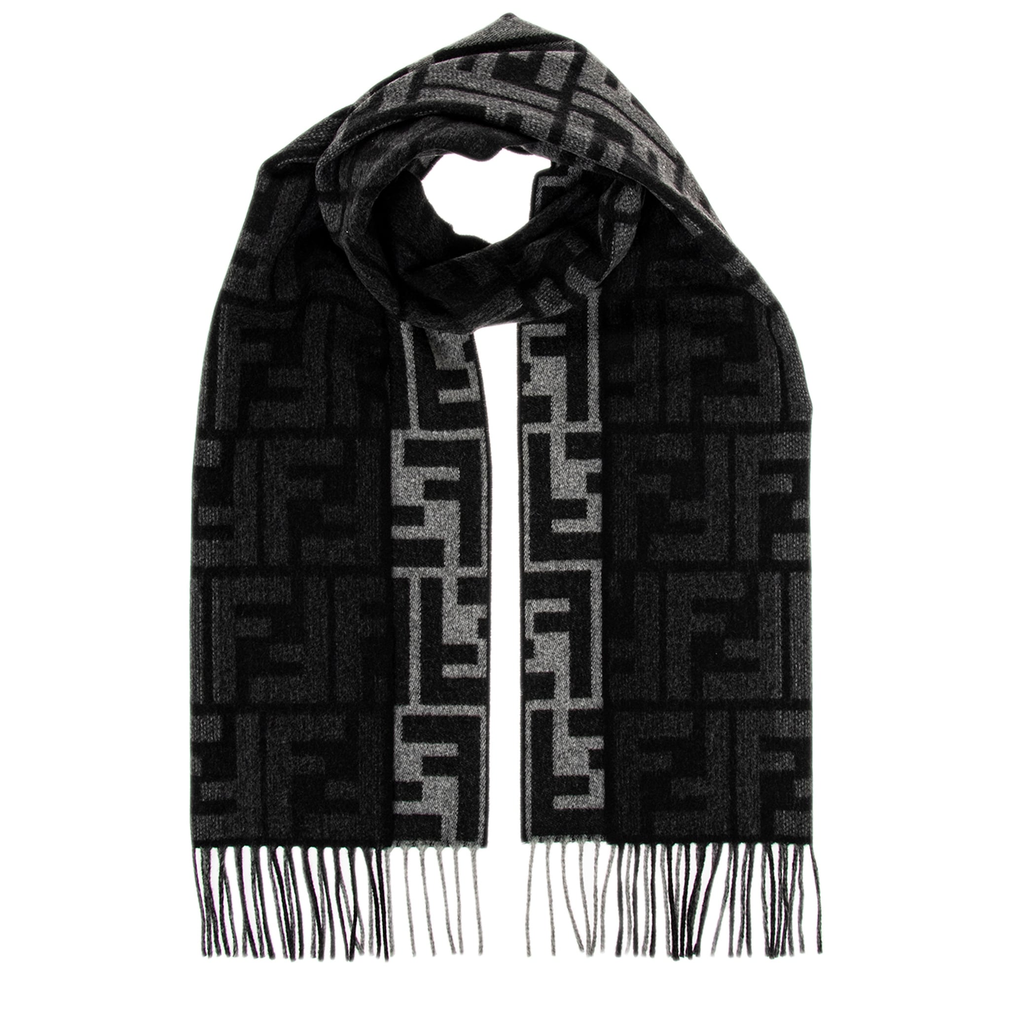 Fendi FF Wool Scarf - Overstock - 43097751