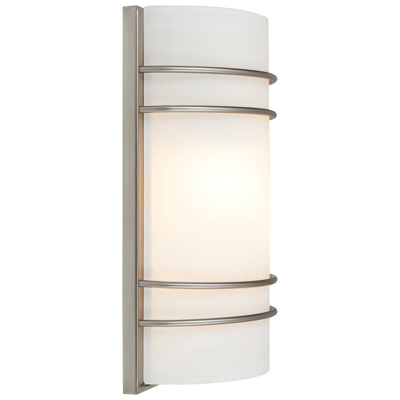 Strick & Bolton Mene 2-light Brushed Steel Wall Sconce
