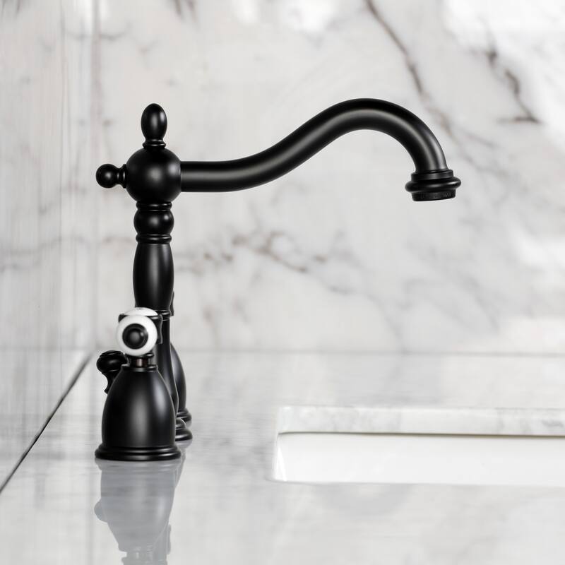 Kingston Brass Bel-Air Widespread Bathroom Faucet with Brass Pop-Up