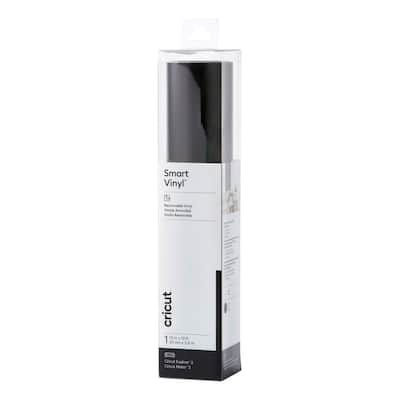 Cricut Smart Vinyl Black Vinyl Removable (12 ft)