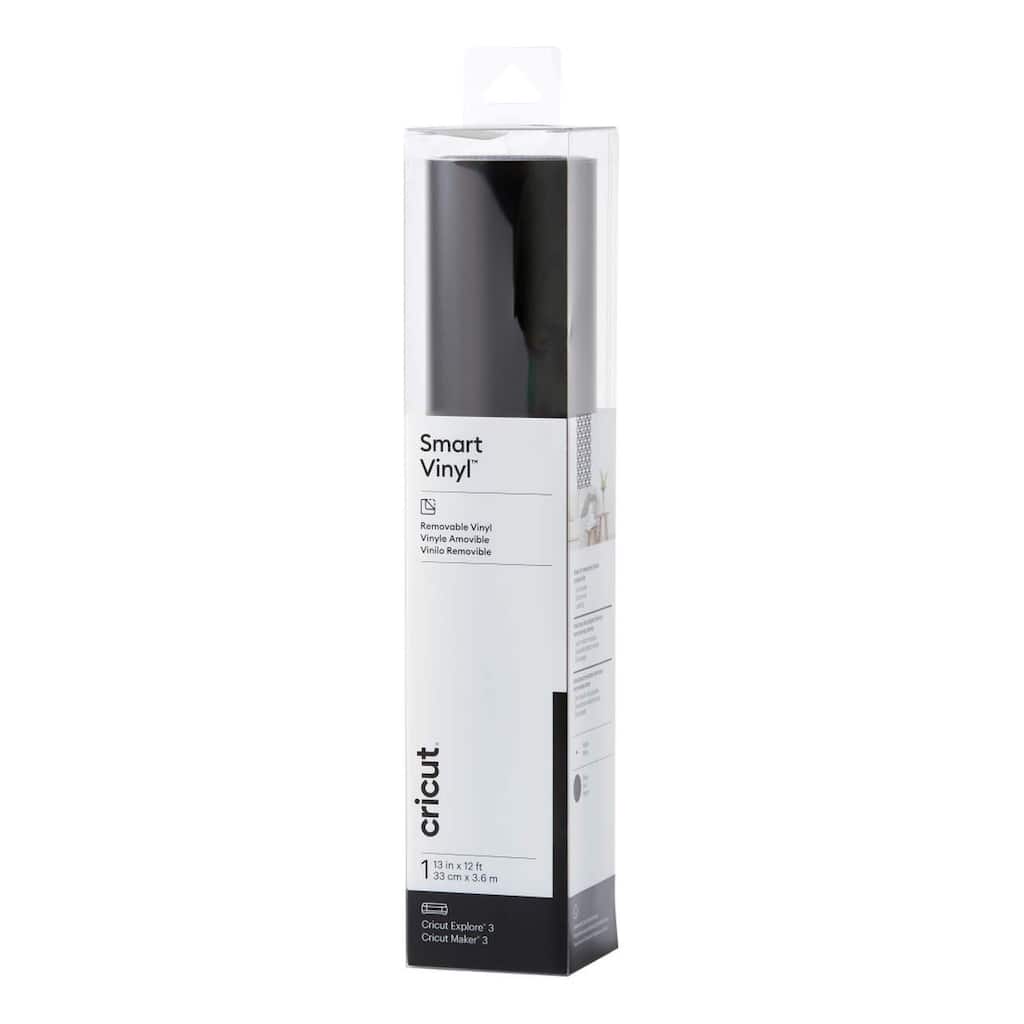 Cricut Smart Vinyl Black Vinyl Removable (12 ft)