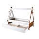 preview thumbnail 8 of 7, House design kids beds, canopy beds, Loreen Oak& White Finish Twin Bed
