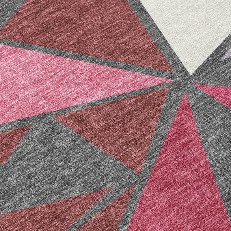 HomeRoots Geometric Transitional Rectangle Outdoor Rug