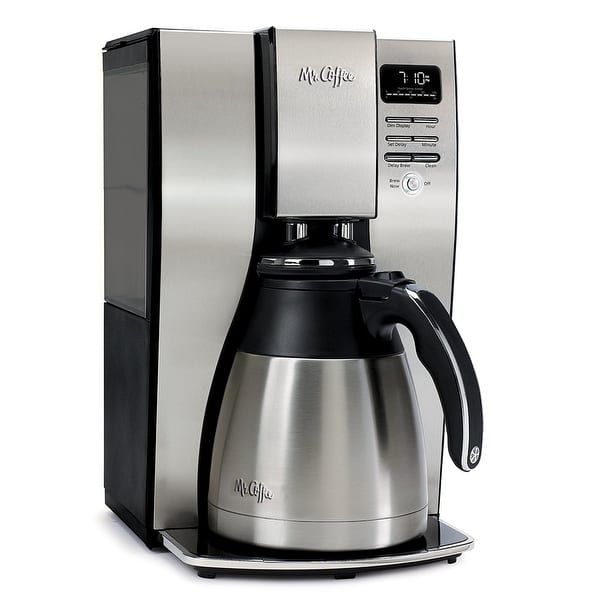 Mr. Coffee 14-Cup Programmable Coffee Maker with Reusable Filter and Advanced Water Filtration
