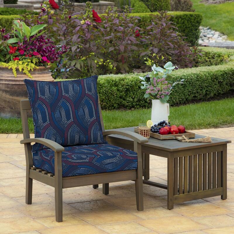 ARDEN Outdoor Foam Deep Seat Cushion Set, 22 in x 24 in