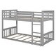 preview thumbnail 8 of 26, Twin Bunk Bed with Ladder and Solid Wood Frame, 250lb Capacity, No Box Spring Needed
