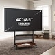preview thumbnail 16 of 19, FITUEYES Mobile TV Stand Modern Storage TV Cart Mount for TVs Up to 85 Inch